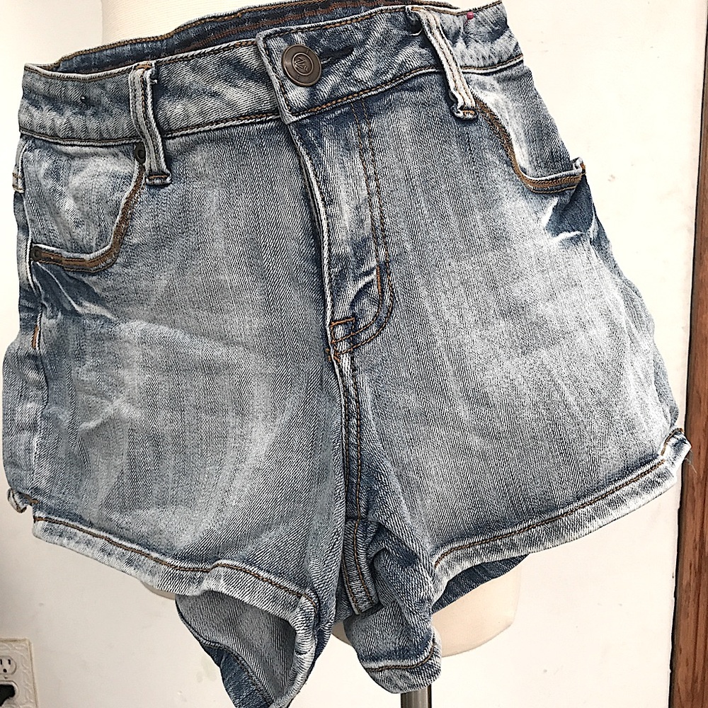 Zco Premium jean shorts, design & bronze studs